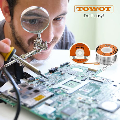 TOWOT Solder Wick, Desoldering Braid, Flux Wick, and Desoldering Wicks - Efficient and Professional Solder Removal SolutionSolution