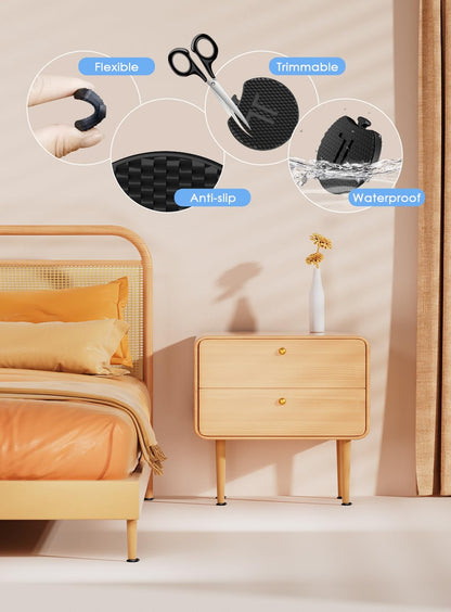 IYES.TOP Furniture Levelers - Plastic Shims for Leveling 30 PCS, Multi-Purpose Rubber Wedge for Toilet, Table, Cabinet Feet, Chair Leg, Washing Machine, Refrigerator, Restaurant, Outdoor Uneven Floors