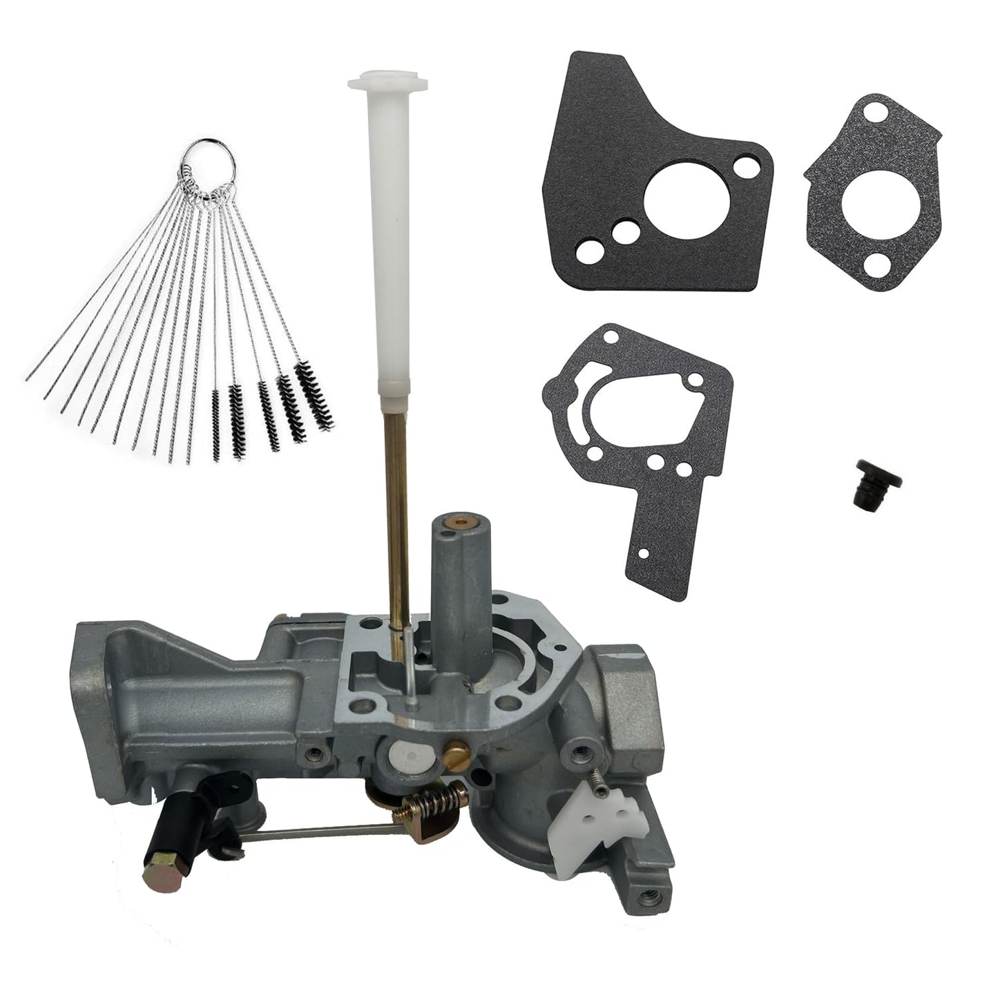 Dosens 498298 Carburetor Compatible for Briggs & Stratton 692784 495951 492611 490533 495426 130202 112202 112232 134202 137202 133212 135202 5HP Carb with Gasket & Cleaning Brushes