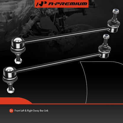 A-Premium 2Pcs Front Sway Bar Links Stabilizer Bar Links, Compatible with Toyota & Ford & Mazda & Mitsubishi & Mercury - 2001-2020 - RAV4 Escape 6 CX-5 CX-9 Tribute Eclipse Galant Endeavor Mariner