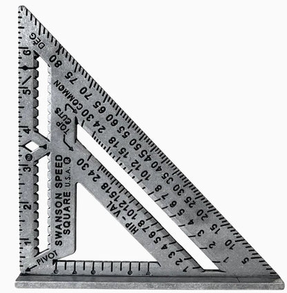 Swanson Tool Co Speed Square Pro 7" with Pro Blue Book, Model S0100-A