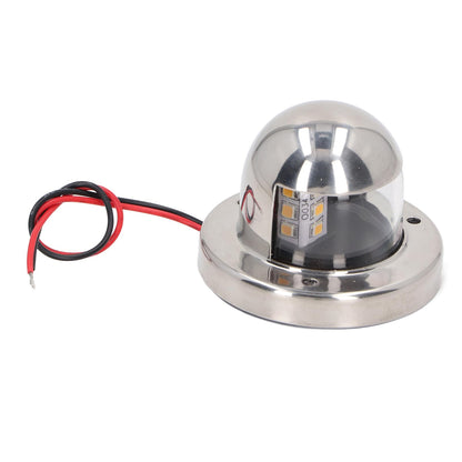 135° White LED Navigation Stern Light Marine Stern Light 12V DC Boat Anchor Lights IP66 Waterproof 2nm Visibility Yacht Navigation Anchor Lights for Marine Yachts Pontoon