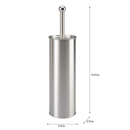 Bath Bliss Stainless Steel, Rust Resistant, Heavy Duty Toilet-Brushes, 1 Pack, Satin