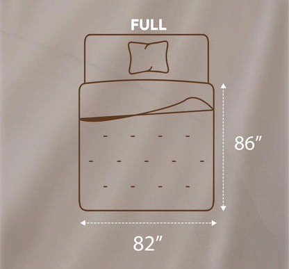 Utopia Bedding Comforters Full Size, All Season Duvet Insert, Down Alternative Full Comforter with Corner Tabs, Machine Washable Bed Comforter 82 x 86 Inches (White)