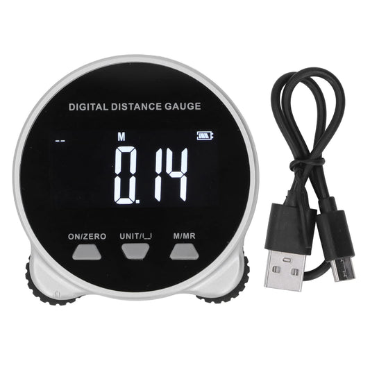 Digital Tape Measure Electronic Rolling Ruler 199.999m for Circular Curved Surfaces Measurement Tool LCD Display