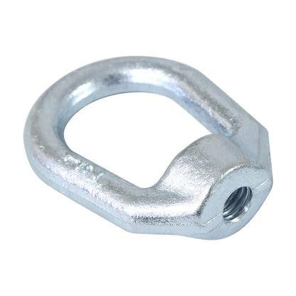 Zadery Heavy Duty 1/2"-13 Bail Tap Thread Eye Nut, Hot Dipped Galvanized Drop Forged Carbon Steel Fastener, UNC Standard Ring Shape Lifting Eye Nuts, 4 Packs