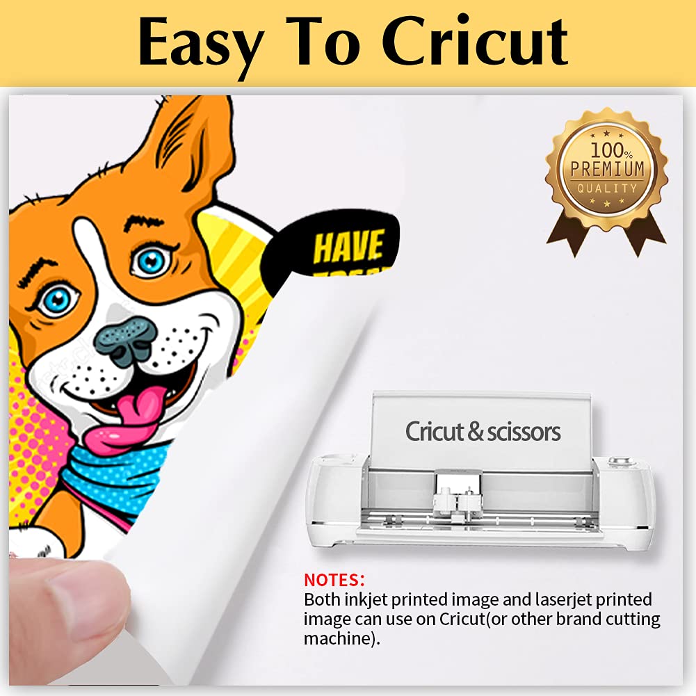 TransOurDream Printable HTV Heat Transfer Vinyl for Inkjet & Laser Printer (25 Sheets 8.5x11", Light 3.0) Iron on Vinyl for Light & White Fabrics Heat Transfers Paper for T Shirts (L3-25)