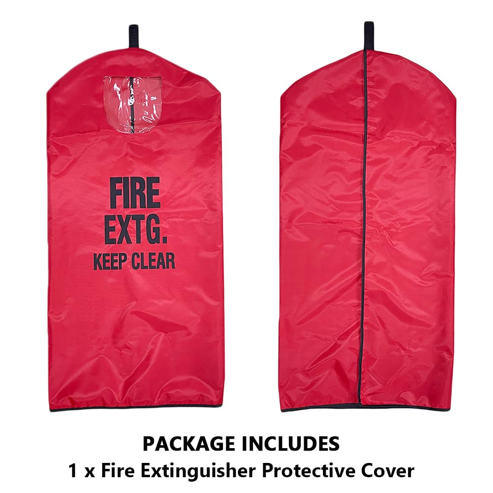 Fire Extinguisher Cover, Heavy Duty Fire Sa-fety Protective Sleeve from Scuffs & Scratches Accessories, 17"Wx22"L, 1 Pcs (5-13LB)