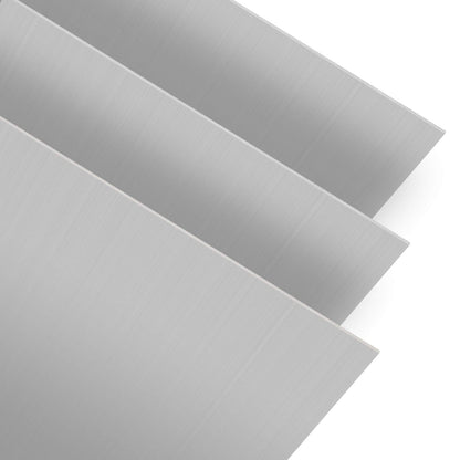 HAKZEON 2PCS Aluminum Sheet Metal Plate 12 x 12 x 1/16 Inch Thin Premium 6061 Aluminum Plate Covered with Protective Film for Construction, Elevator, Transportation, Electronics, Aviation