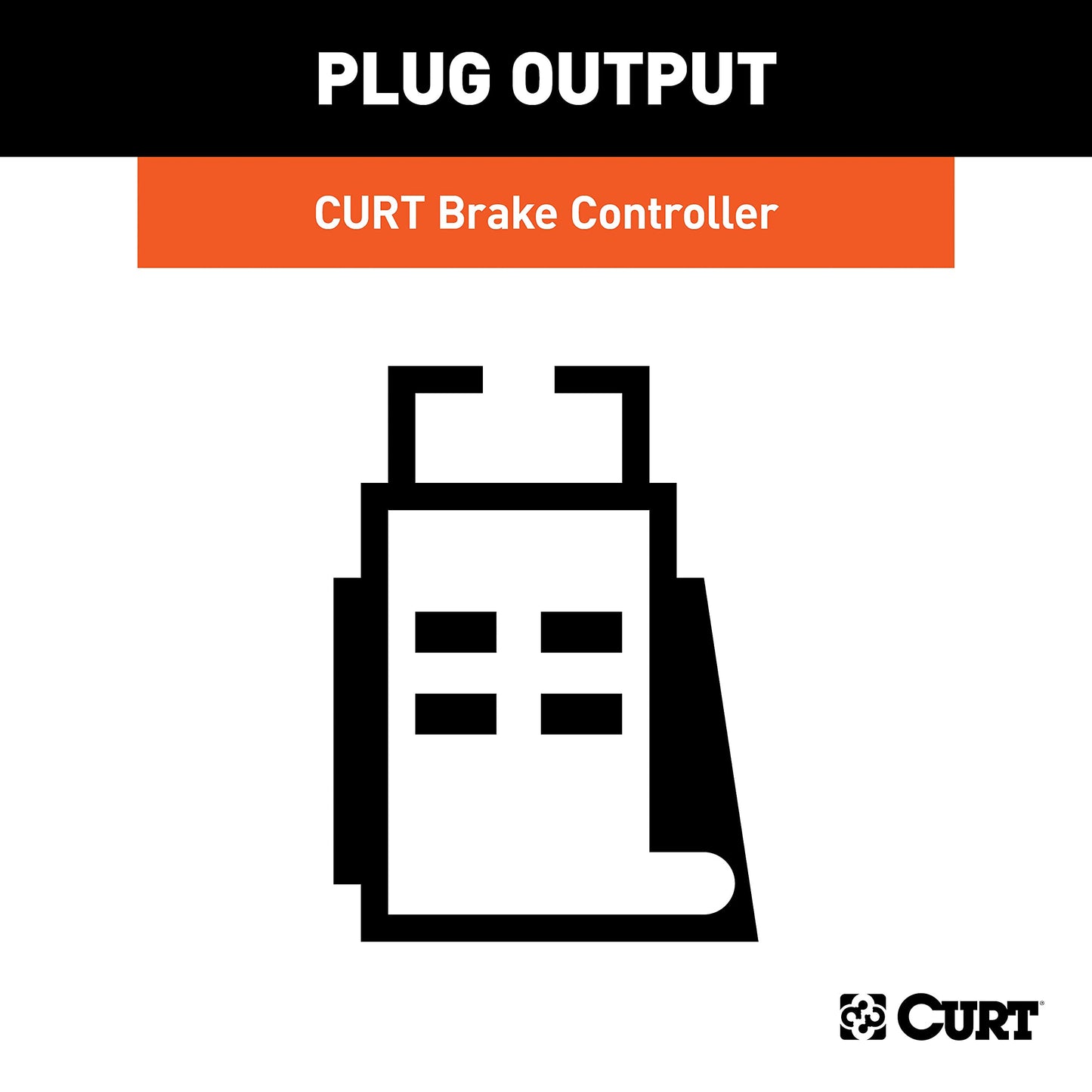 CURT Manufacturing 51458 Quick Plug Electric Trailer Brake Controller Wiring Harness for Select Ram 1500, 2500, 3500