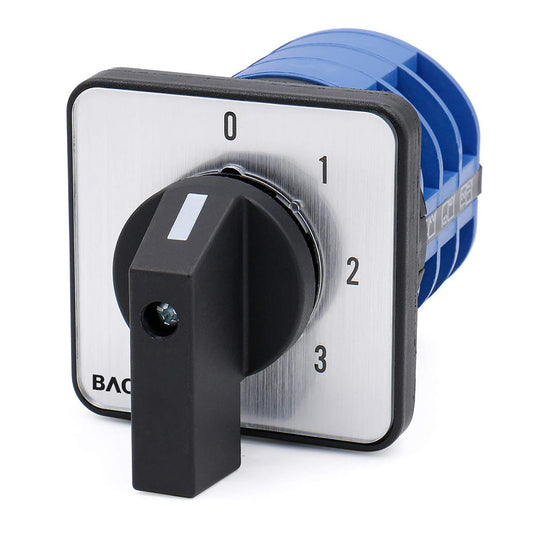 Baomain 40A Changeover Control Switch, 660V 4 Positions 12 Terminals, Rotary Cam Switch SZW26-40/0-3.3