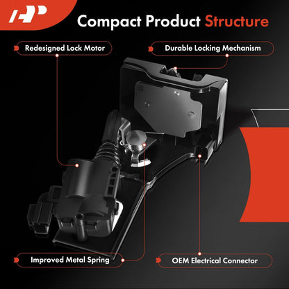 A-Premium Rear Liftgate Door Lock Actuator Tailgate Trunk Latch Compatible with Ford Escape 2009-2012 & Mercury Mariner 2009-2011 & Mazda Tribute 2008-2011, 9L8Z-7843150-B 9L8Z7843150B