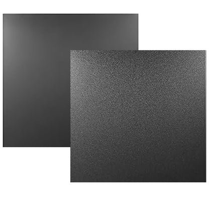 Aisetmoon 2 Pack ABS Plastic Sheets 12"x12" 1/4 Inch Thick, Moldable Flexible Thermoplastic Panel, Black Plastic Sheet Rigid, DIY Materials Home Decor Handcrafts(Matte & Textured Finish)