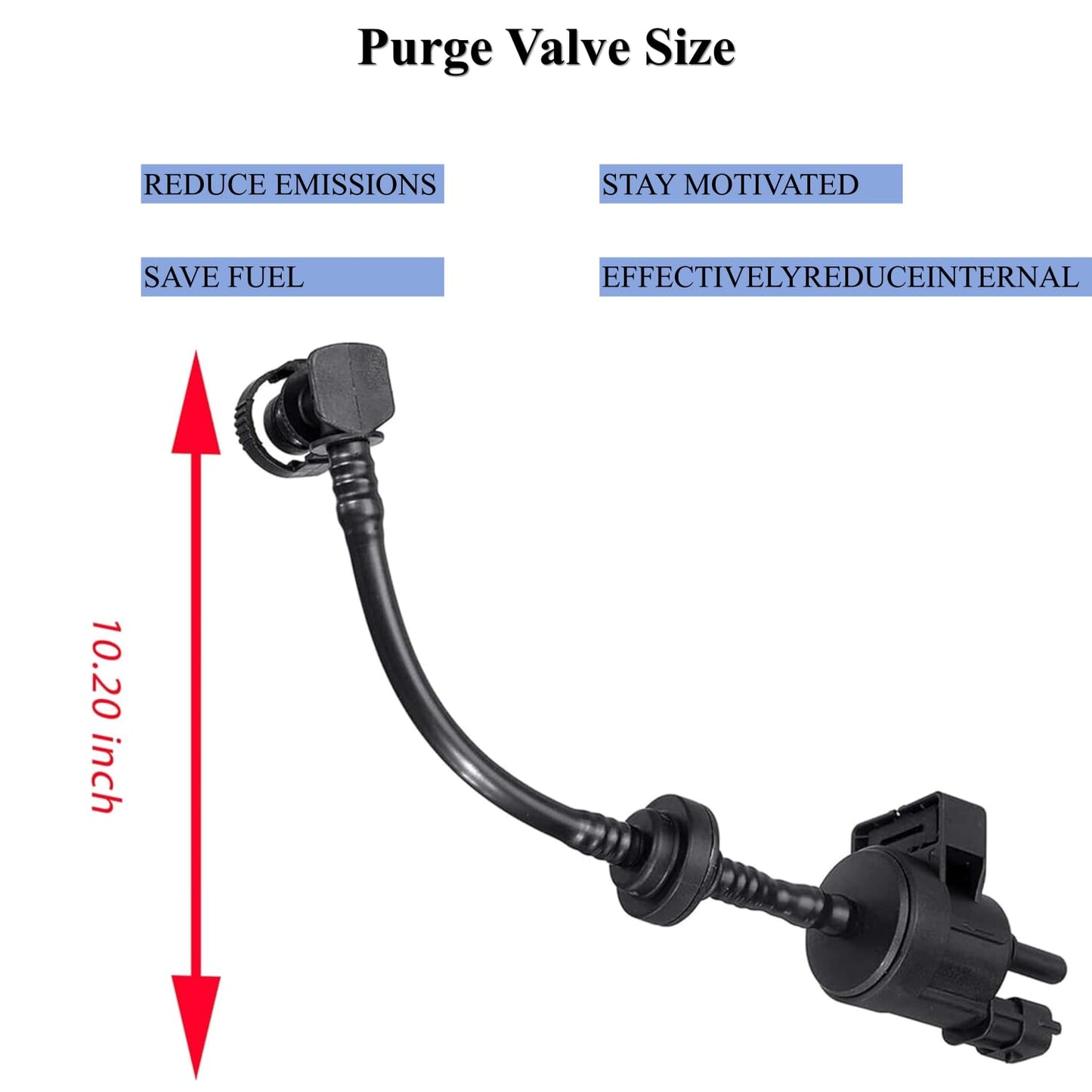 Vapor Canister Purge Valve for Chevy Cruze Sonic Trax Buick Encore 1.4L L4 Vapor Canister Purge Solenoid Valve Replace 55573017 EVAP Vent Purge Control Valve