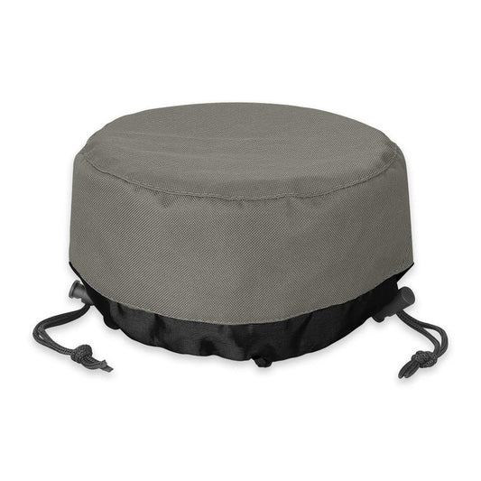 Round Fire Pit Cover 36 inch, Heavy Duty Patio Fire Bowl Cover, Waterproof and Weatherproof, 36''Dia x 20''H