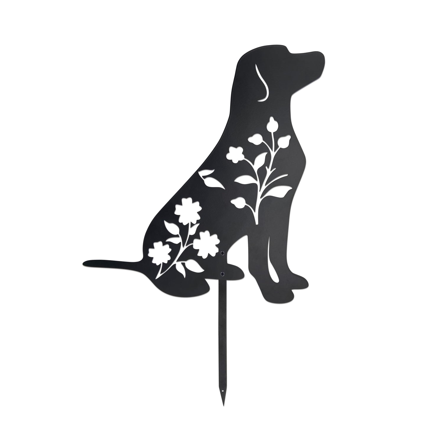 Urbraneco Labrador Retriever Garden Stake - Durable Outdoor Dog Statue for Lawn Decor