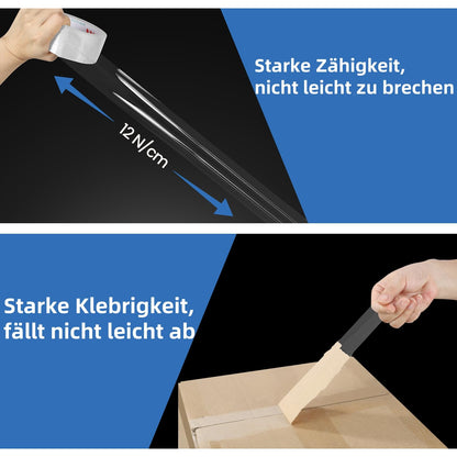 HIZOVSEM Wide Packing Tape Heavy Duty 2 inch, 6 Packs Refill Rolls for Sealing Packing, Carton Sealing Moving Boxes and Shipping, 6 Rolls x 80 Yards, in Total 480 Yards