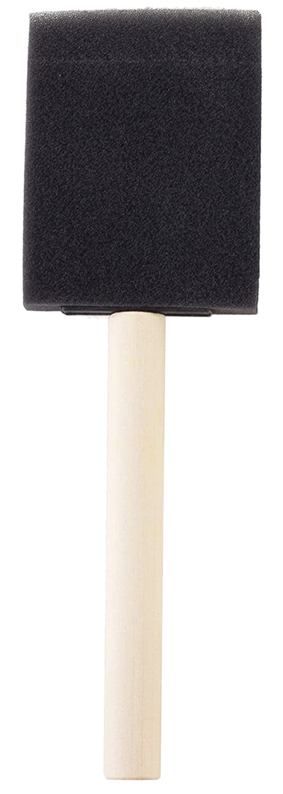 Tosnail 96 Pack 2 Inch Foam Paint Brush with Wooden Handles for Acrylics, Stains, Varnishes, Crafts, Arts