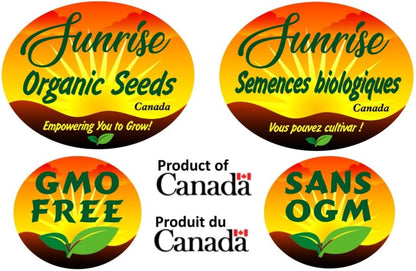 Broccoli Sprouting Seeds | Brocoli Graines à Germer | Organic & Non-GMO | Net Wt. 200 Grams (Approx. 78,800 Seeds) | High Germination Rate | Packaged in Canada