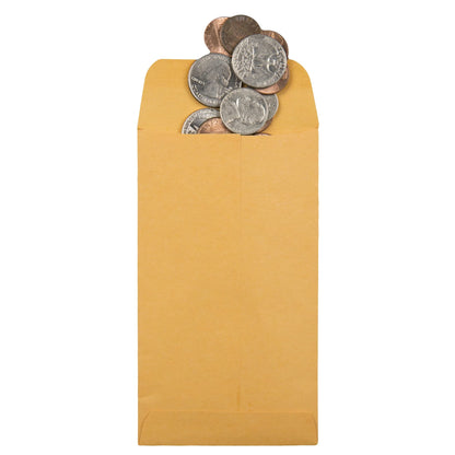3 1/8 x 5 1/2" Kraft Gummed Envelopes