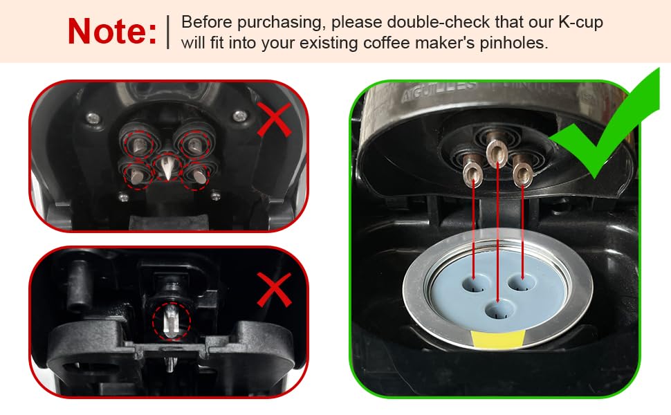 Stainless Steel Reusable K Cups Compatible with Ninja Dual Brew Coffee Maker,Upgrade2 Pack K Cups Reusable Coffee Pods,Permanent K Cups Coffee Filters Fit Ninja CFP201 CFP301 CFP400 (2Pack)
