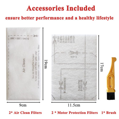 Vacuum Bags, 15Pcs Dust Bags AirClean 3D Efficiency Replacement Compatible with Miele FJM Vacuum Compact C2 Compact C1 Complete C1 S241 S290 S300i S500 S700 S4 S6 Series