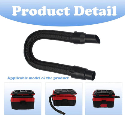 14-37-0105 Vacuum Hose Assembly for Milwau-kee Wet/Dry,Replacement for Milwau-kee 18V/28V Wet/Dry Vacuum 0780-20 0880-20 0970-20 Hose - Internal Storage
