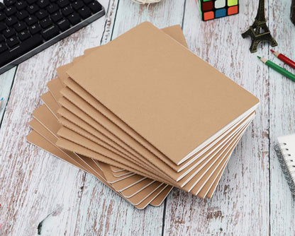 16 Pack Notebook Journals for Travelers, Students and Office, Writing Diary Subject Notebooks Planner with Thick Paper, 60 Pages, 30 Sheets, 8.3x5.5 inch, A5 Size, Travel Journal Set (Blank)