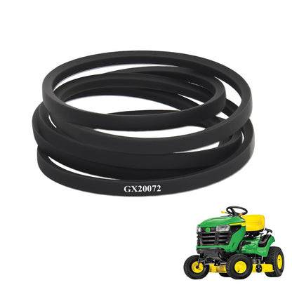 Podoy GX20072 Mower Deck Belt Replacement for John Deere 42 inch Deck L100 L110 LA100 LA115 D110 D105 E100 S100, 1/2" x 103.88" Heavy Duty Reinforced Rubber Lawn Mower Belt