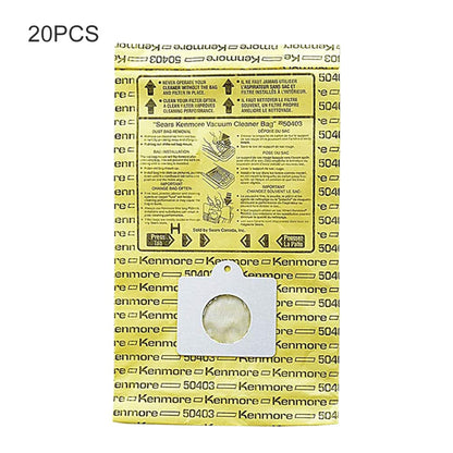 20 Pack Replacement Disposable Canister Vacuum Cleaner Bags for Kenmore 50403