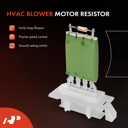 A-Premium Blower Motor Resistor Replacement for 1K0959263A Volkswagen Jetta 2005-2014 Passat 2006-2010 Tiguan 2009-2017 Beetle Golf CC Eos GTI R32 Rabbit