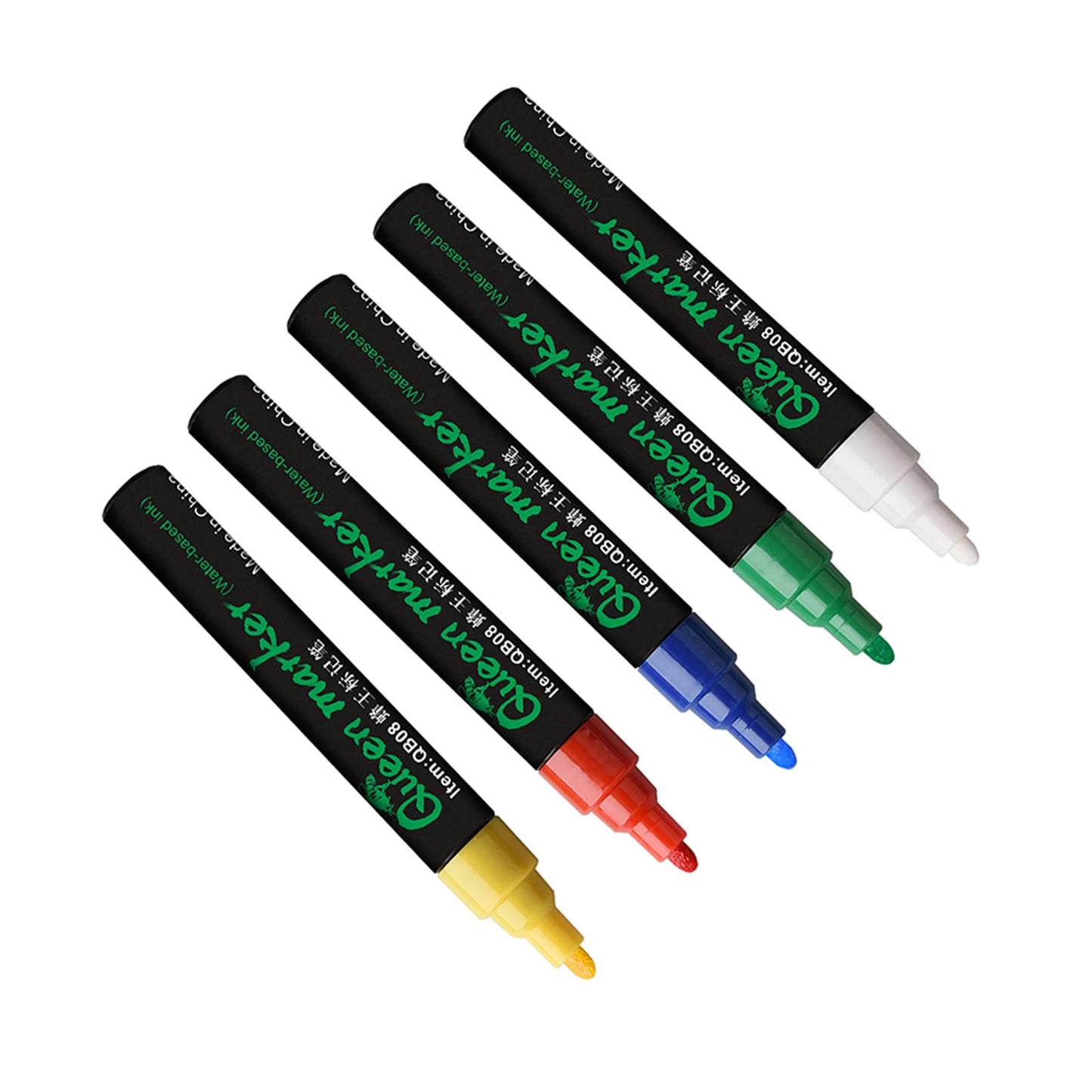 benefitbee 9PCS Queen Bee Marking Kit,5 Queen Bee Marker Pens and 4 Clear Plastic Queen Catcher Clips,Essential Beekeeping Supplies,Beekeeping Tools for Beekeeper