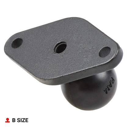 Ram Mount 2.43 x 1.31-Inch Diamond Ball Base with 1-Inch Ball (Black)