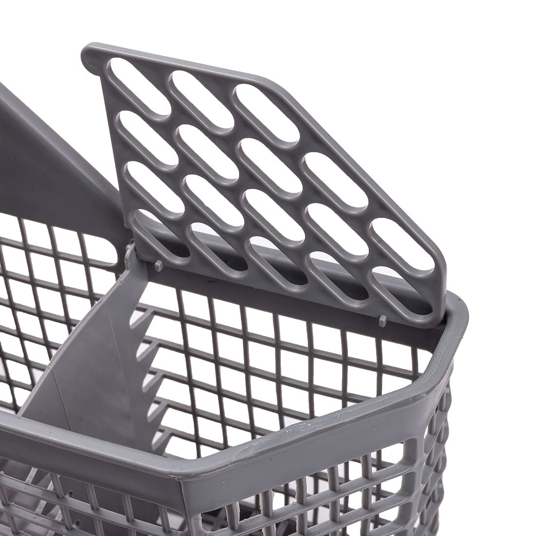 Universal Dishwasher Cutlery Basket Replacement WD28X10128 Dishwasher Utensil Silverware Basket, Compatible with Part No. AH959351, EA959351, PS959351, WD28X10127, WD28X10132