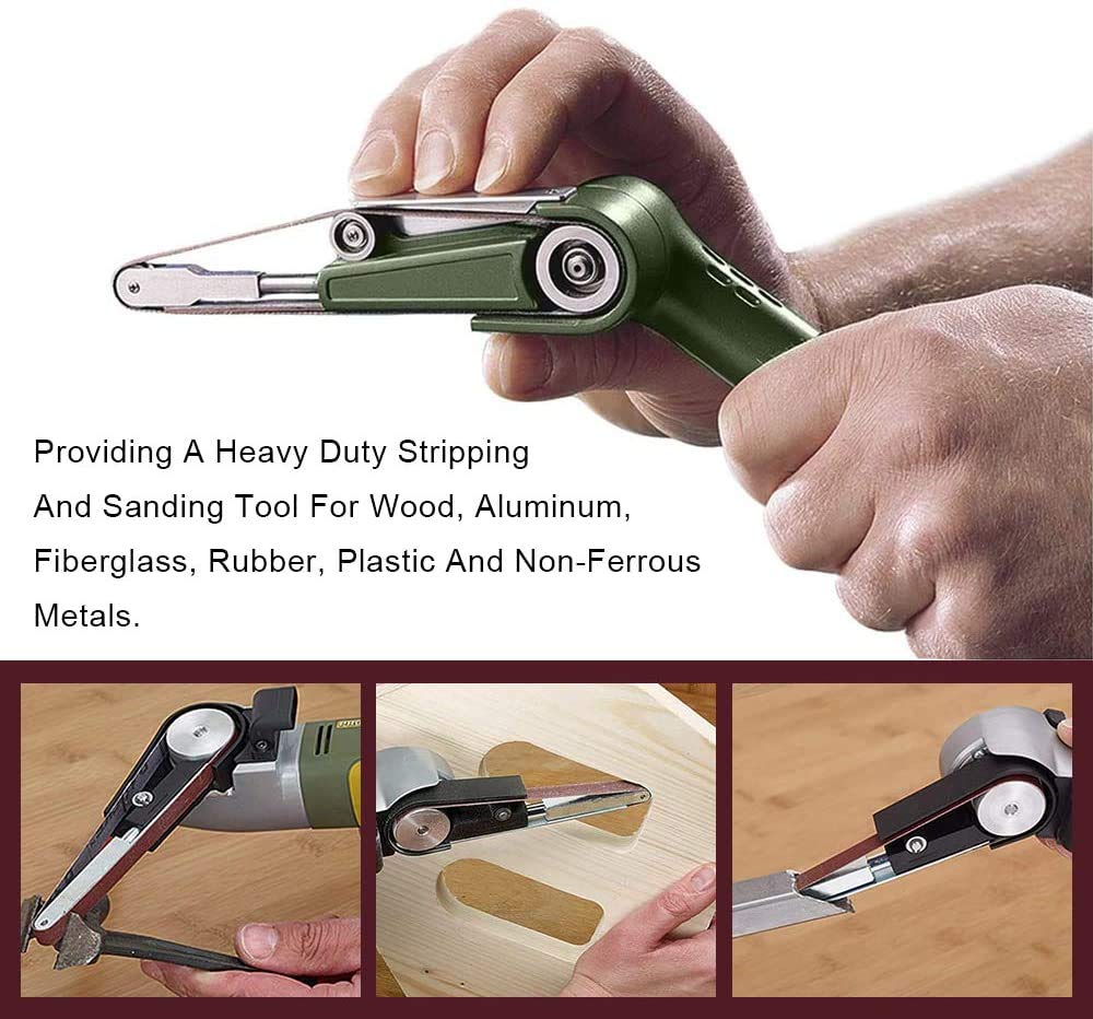 1/2 Inch x 18 Inch Sanding Belts, 8 Each of 60/80/120/180/240 Grits, Belt Sander Tool for Woodworking, Metal Polishing, 40Pack Aluminum Oxide Sanding Belt