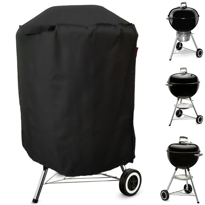 Cover Geny Premium Grill Cover Fits Weber 22" Jumbo Joe,22" Original & Premium Kettle Charcoal Grill,Weber/Joyfair/Megamaster/Papapacks/GRILIFE/Green Party 18" Kettle Charcoal Grill