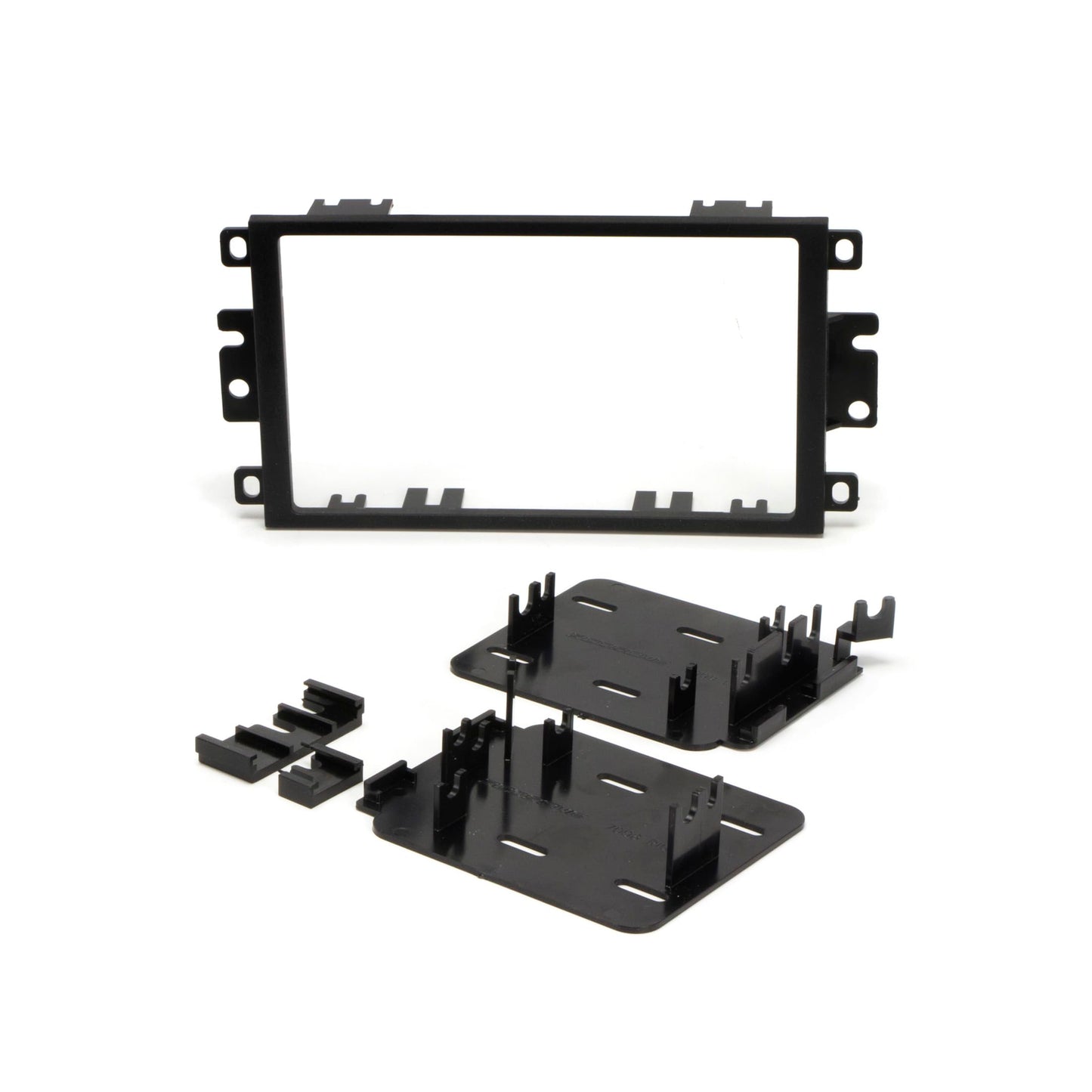 Scosche ICGM8BN Double DIN Radio Installation Dash Kit Compatible with Select 1992-2012 General Motors Vehicles - Complete Basic Aftermarket Car Stereo Install Kit - See Fit Guide Image for Vehicles