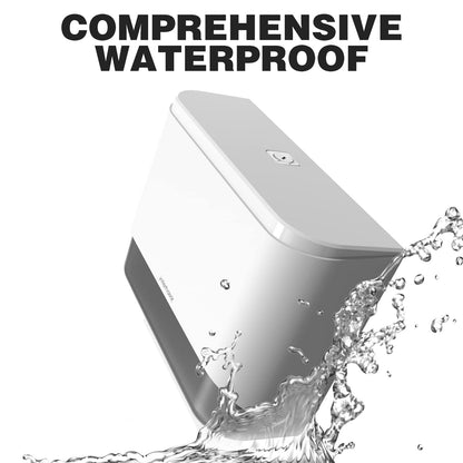 interhasa! Paper Towel Dispenser Wall Mounted, Adhesive Multifold Trifold c Fold Commercial Paper Towel Dispenser for Bathroom 10.8" L x 3.5" W x 8" H