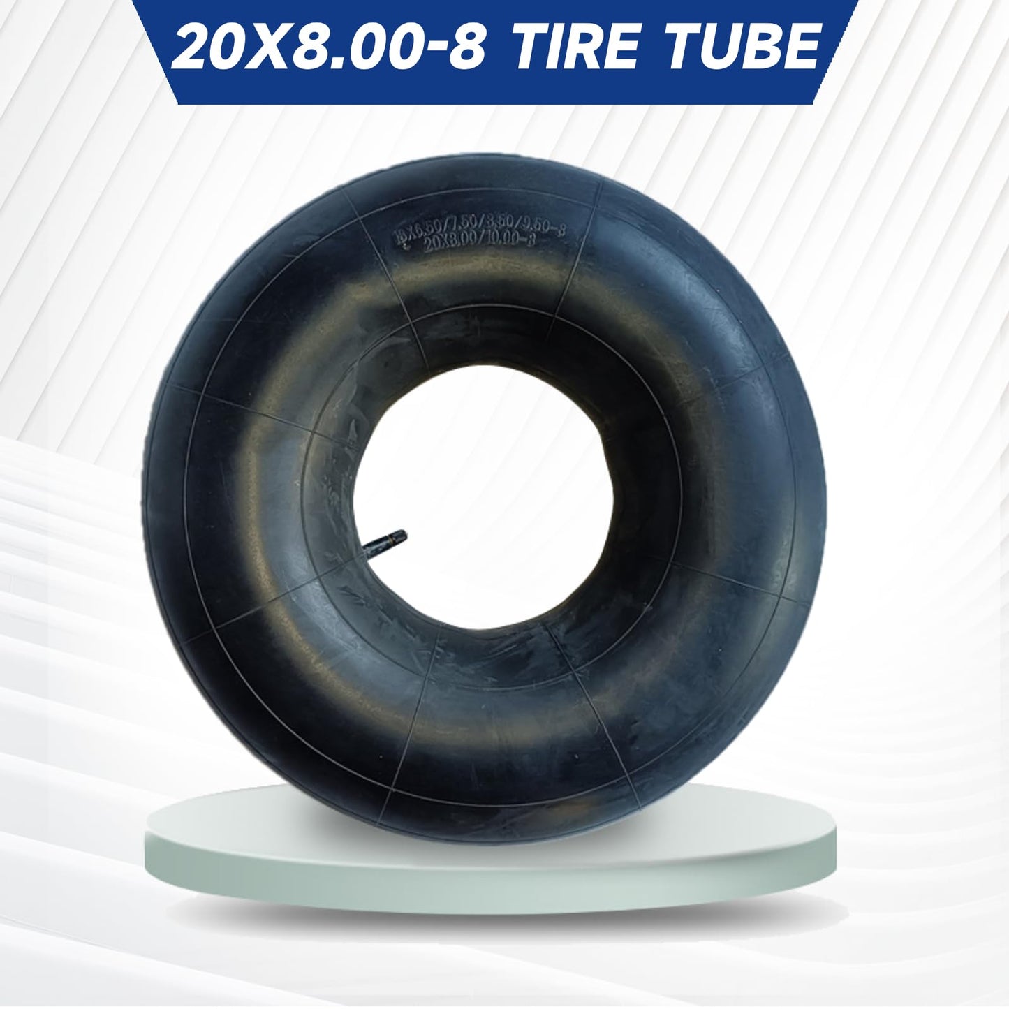 20x8.00-8 Tire Tube, 20x8-8, 20x10.00-8, 20x10-8 Inner Tube with TR13 Straight Valve Stem for Lawn Tractor, Garden Mower/Trailers, Wheelbarrows, ATVs - 1 PIECE