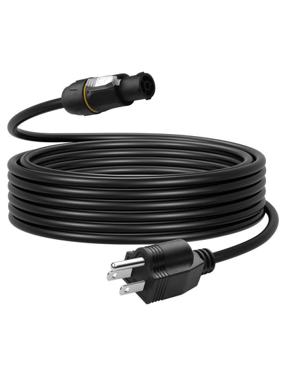 CERRXIAN NEMA5-15P to PowerCON True Power Cable, 16AWG 15A 125V Profeesional NEMA-15P Male to PowerCon True1 Male Extension Wire for Outdoor Stage Light Series LED Screen - 2M / 6.6FT