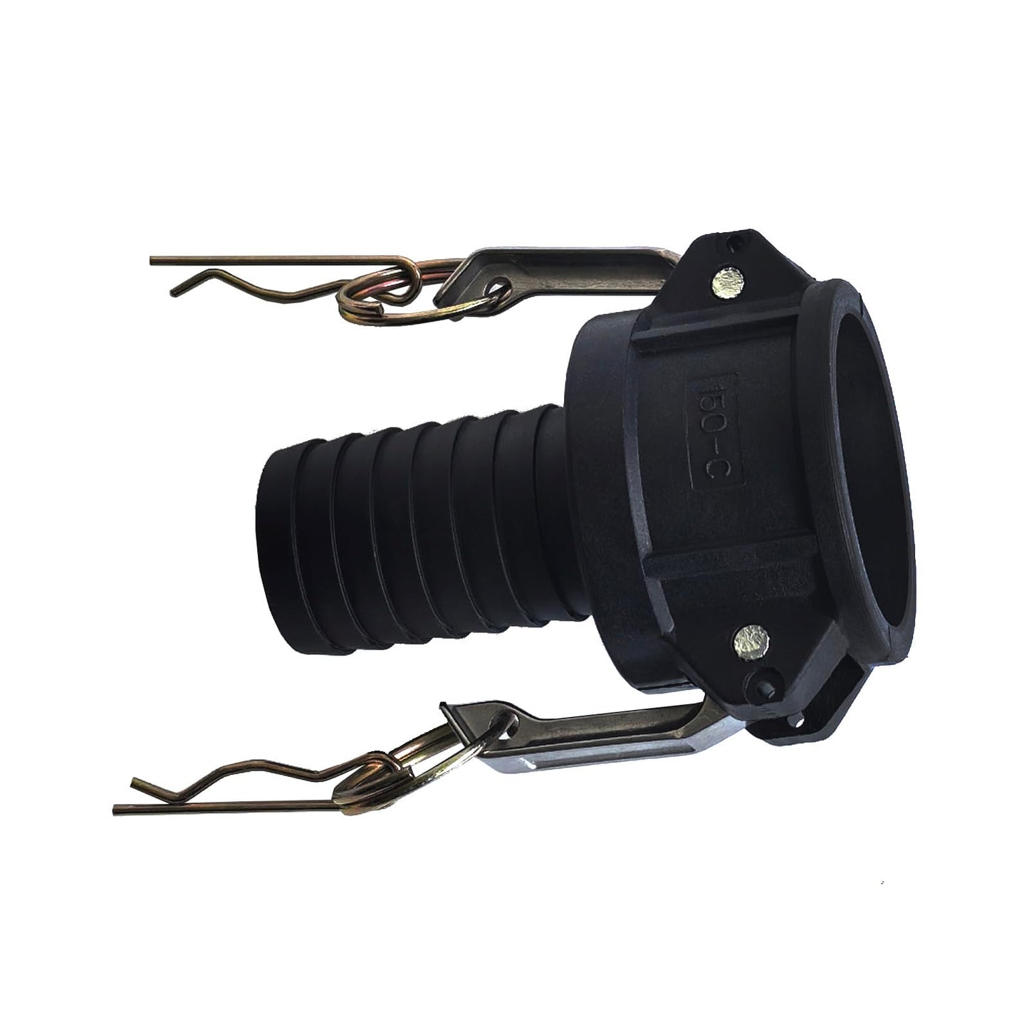 Camlock Fittings 1-1/2 Inch Type C & E Polypropylene Cam and Groove Hose Fitting Kit with 1-1/2" Female & Male Camlock x 1-1/2" Hose Shank (Hose Barb), Cam and Groove Hose Couplings (2 Sets/ 4 Pcs)