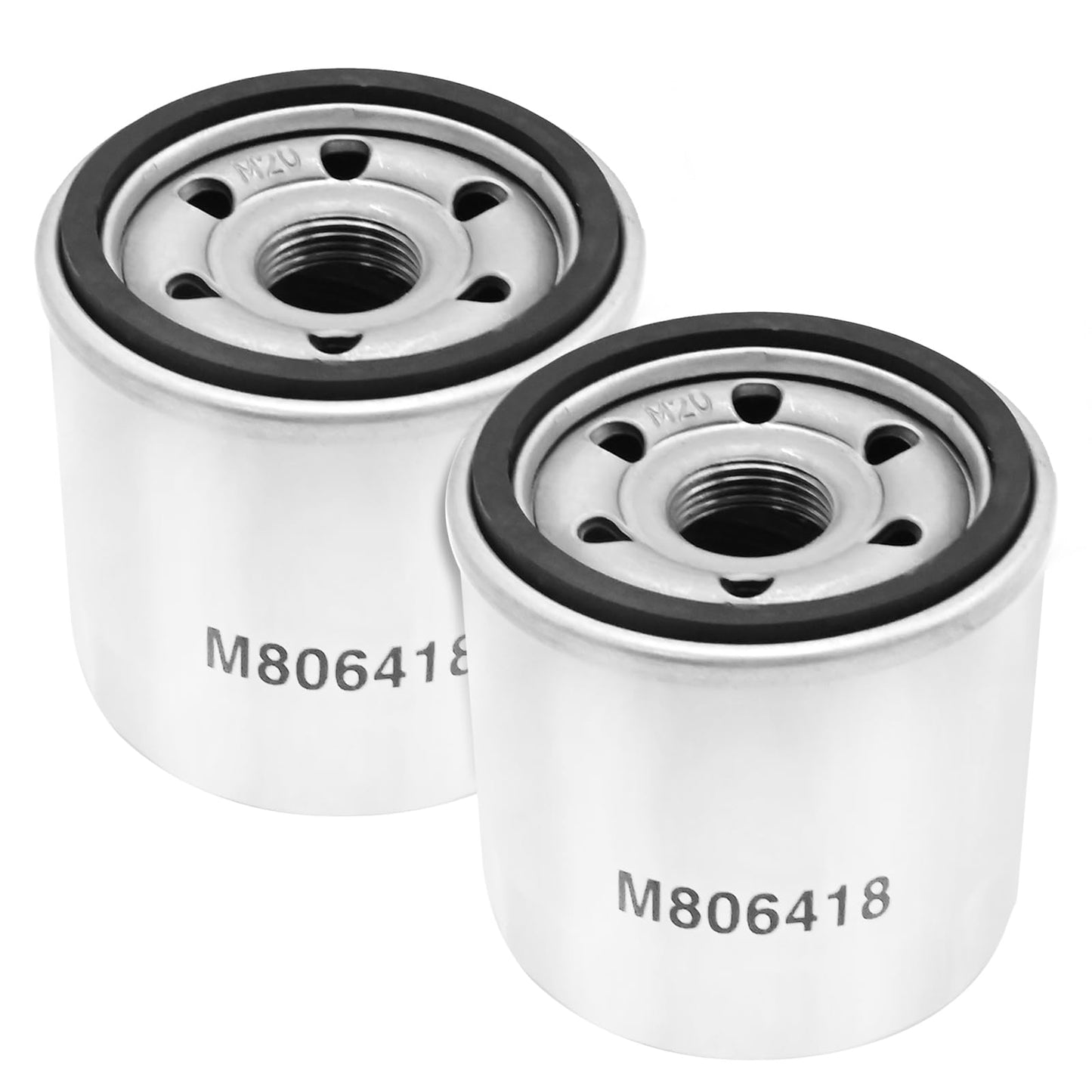 Anxingo 2PCS M806419 Oil Filter Replacement for John Deere 500 570 575 670 675 770 790 870, Replace M806418