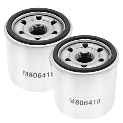 Anxingo 2PCS M806419 Oil Filter Replacement for John Deere 500 570 575 670 675 770 790 870, Replace M806418