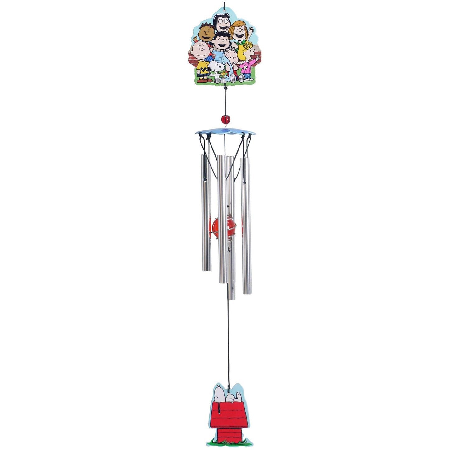 Spoontiques Peanuts Group Wind Chime - Garden Décor - Decorative Chimes for Yard and Garden Decoration