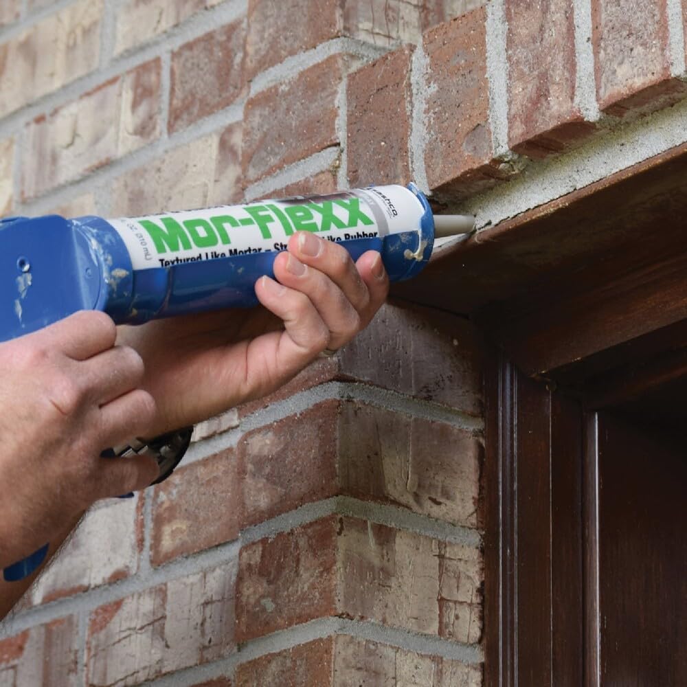 Sashco 15020 10.5oz Sashco Sealants Gray MorFlexx Grout Repair, 10.5-Ounce