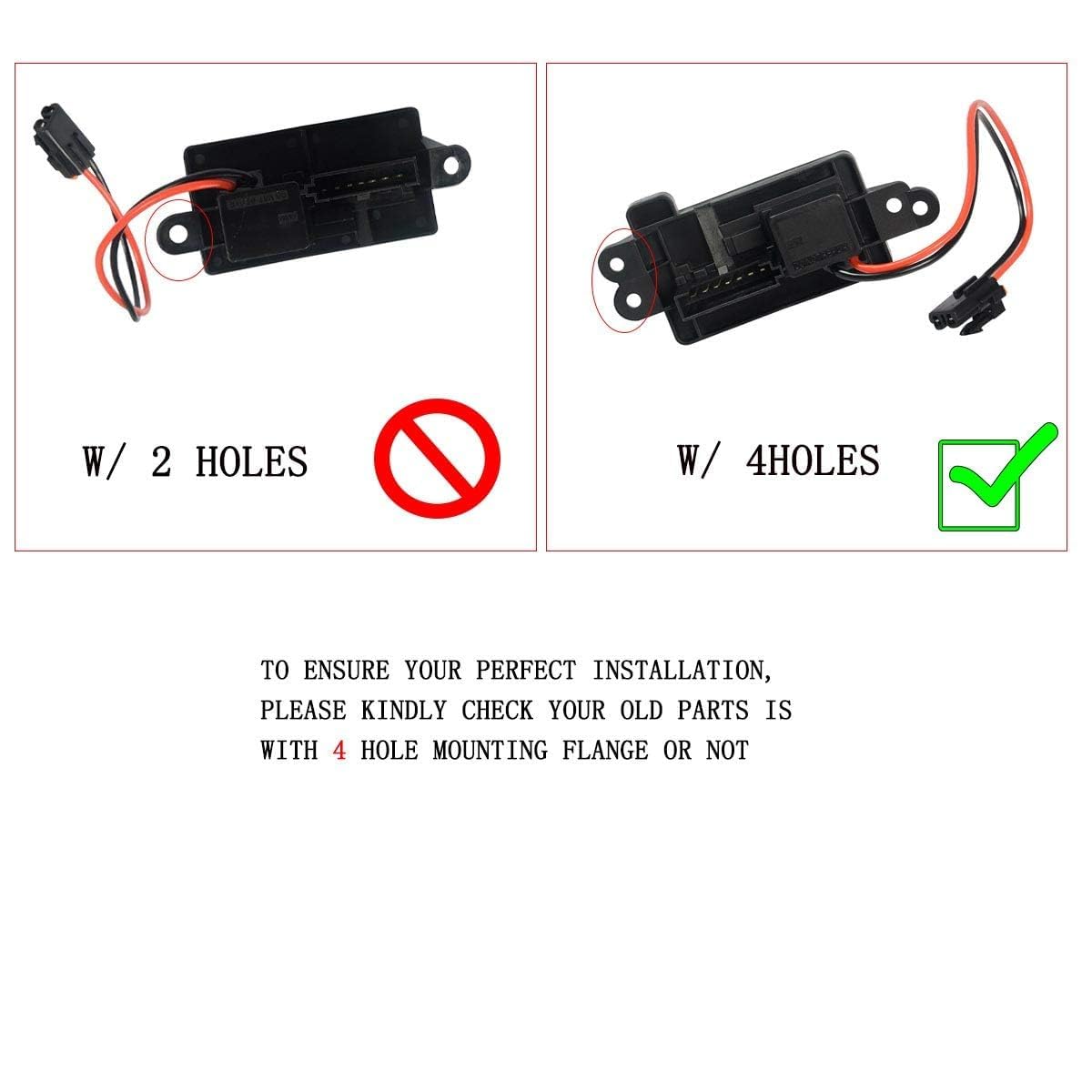 A-Premium Manual HVAC Blower Motor Resistor Compatible with Chevrolet Silverado 1500, Silverado 2500 HD, Tahoe, Suburban 1500, Avalanche 1500 & GMC Sierra 1500, Yukon, Sierra 2500 HD, Yukon XL 1500