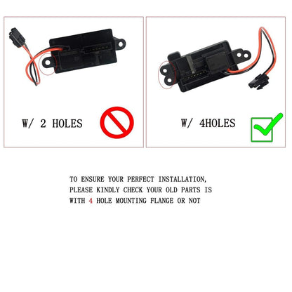 A-Premium Manual HVAC Blower Motor Resistor Compatible with Chevrolet Silverado 1500, Silverado 2500 HD, Tahoe, Suburban 1500, Avalanche 1500 & GMC Sierra 1500, Yukon, Sierra 2500 HD, Yukon XL 1500