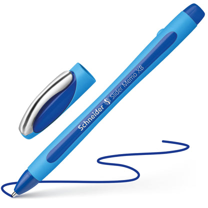 Schneider Slider Memo XB Ballpoint Pen (Box of 10) (Blue)