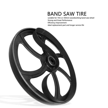Bandsaw Tires 14 Inch Replacement Rubber Wheel Tires for Band Saw Bandsaw Tire Parts Woodworking Machine Accessories
