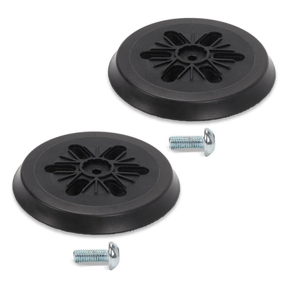 2 PCS 6 Inch Power Sander Replacement Pad Compatible with Bosch ROS65VC/1250DEVS/3727DVS/3727DEVS, 6 Hole Hook & Loop Discs Replace RS6045 & RS6046
